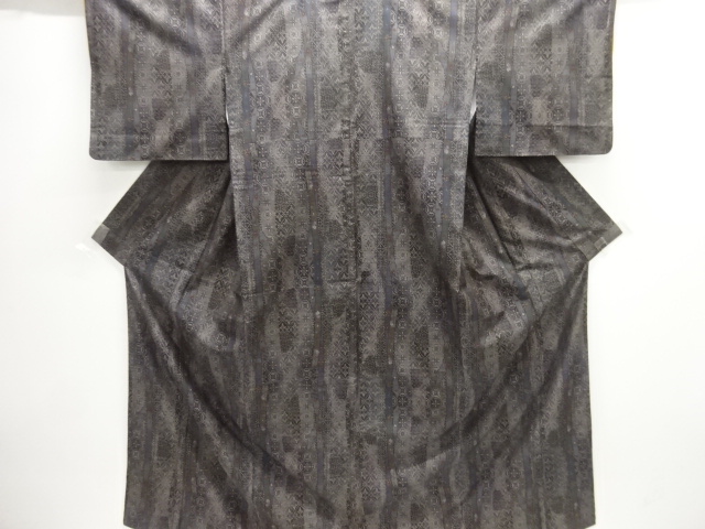 JAPANESE KIMONO / DORO OSHIMA TSUMUGI (7 maruki)
